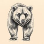 how to draw a bear