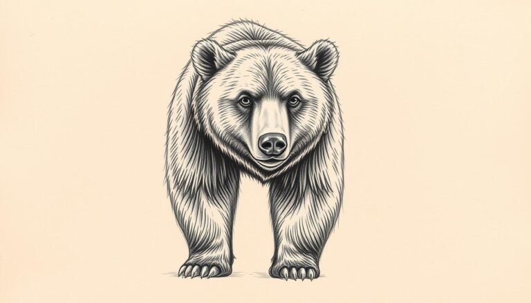 how to draw a bear
