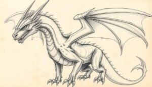 how to draw a dragon