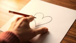 how to draw a heart