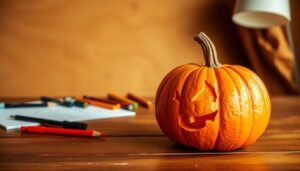 how to draw a pumpkin