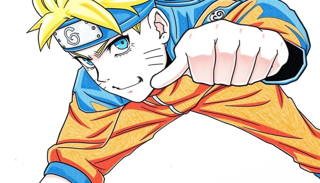 how to draw naruto