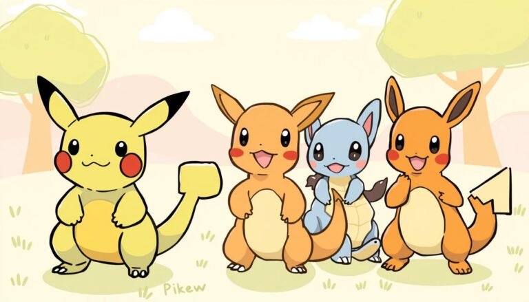 how to draw pokemon