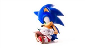 how to draw sonic