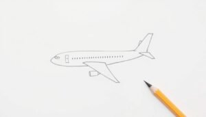 aeroplane how to draw