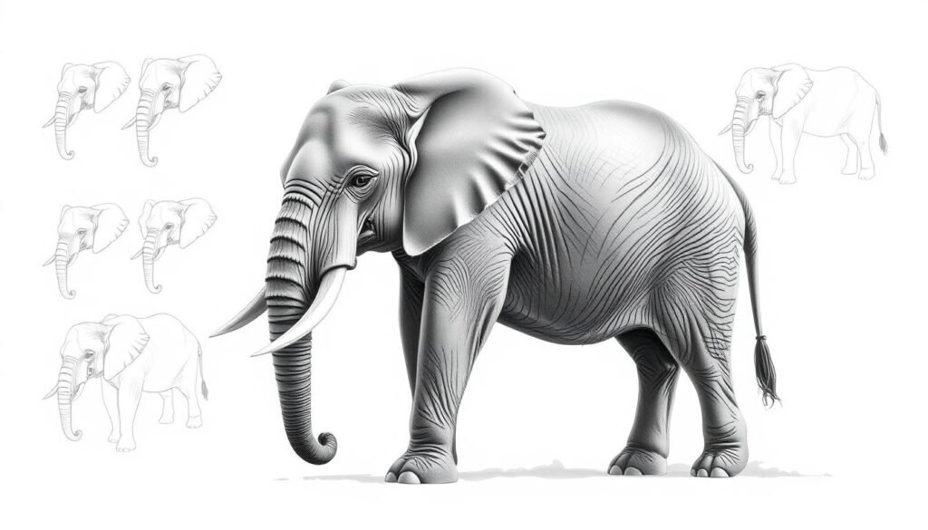 how can i draw an elephant