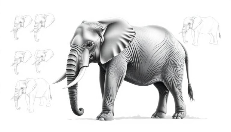 how can i draw an elephant