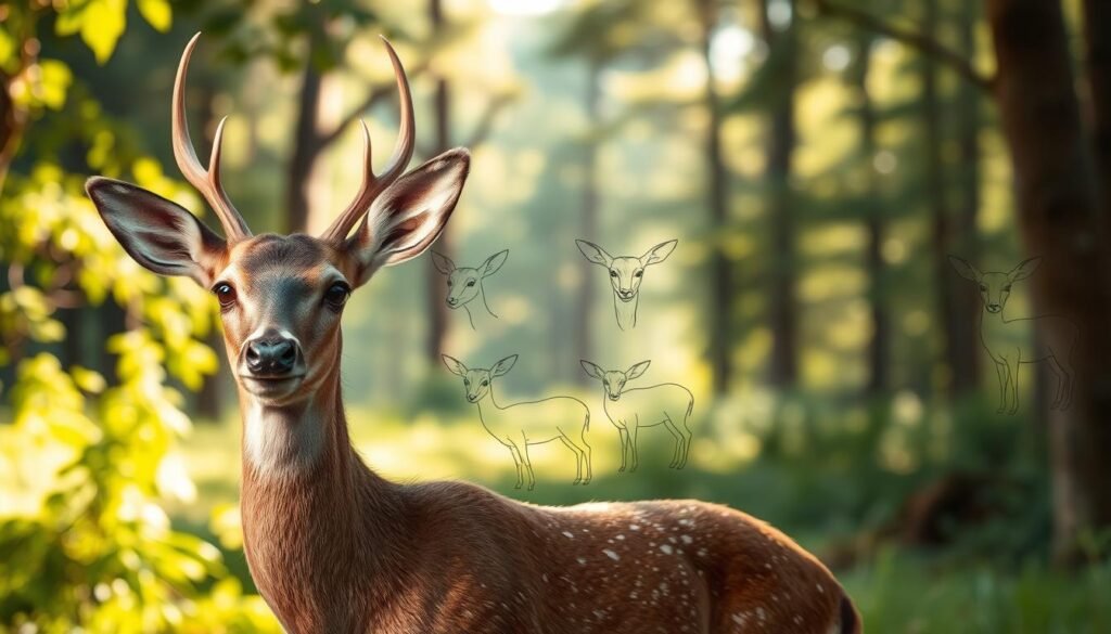 how do i draw a deer