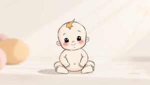 how to draw a baby