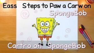 how to draw a cartoon spongebob