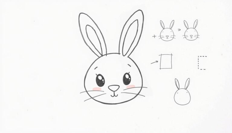 how to draw a rabbit