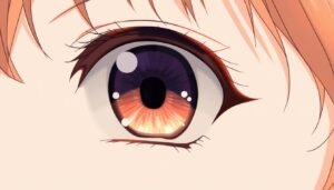 how to draw anime eyes