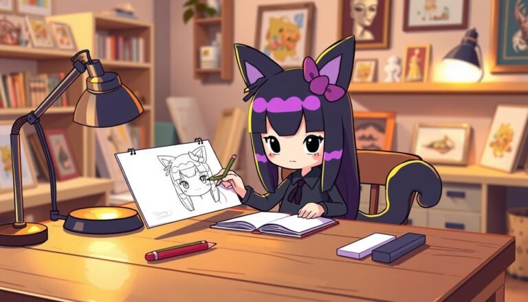 how to draw kuromi
