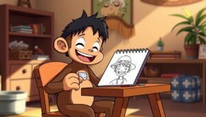how to draw luffy