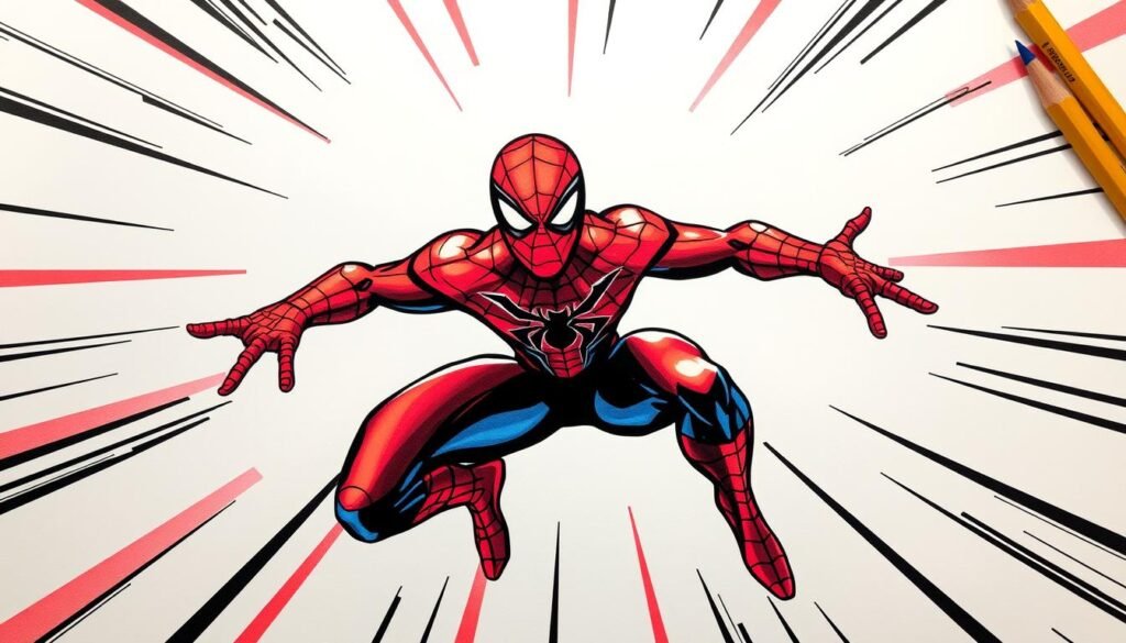 how to draw spider-man