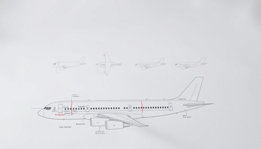 how to draw the airplane