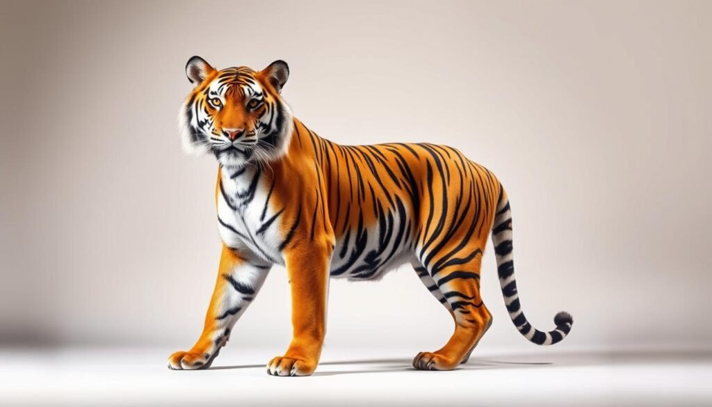 how to draw the tiger