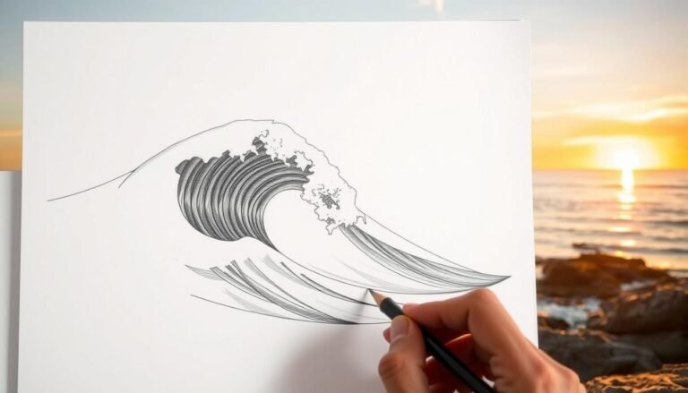 how to draw waves