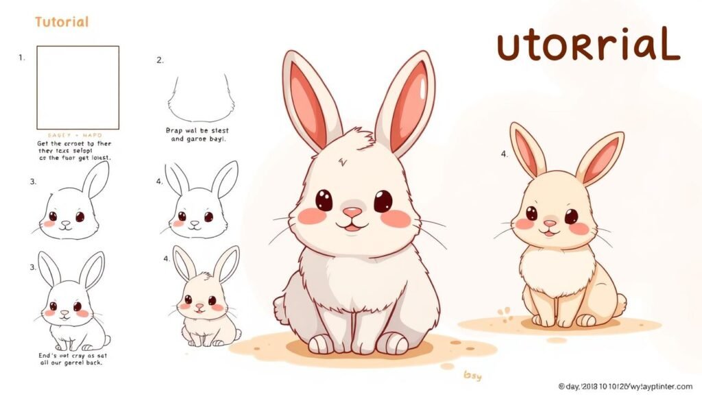 how can i draw a rabbit