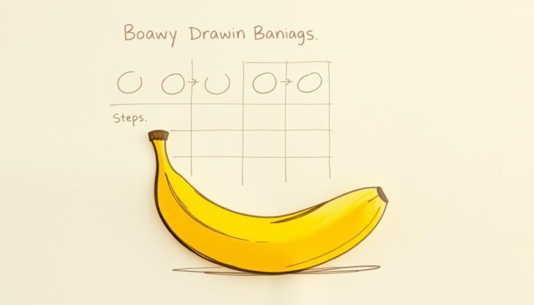 how to draw a banana