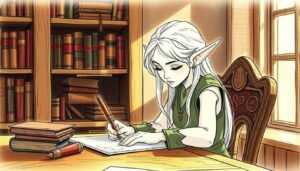 how to draw a elf