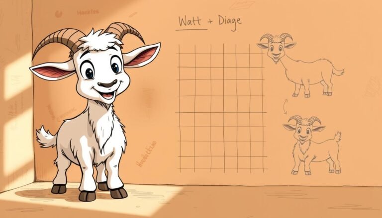 how to draw a goat