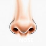how to draw a nose easy