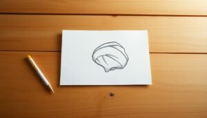 how to draw a seashell