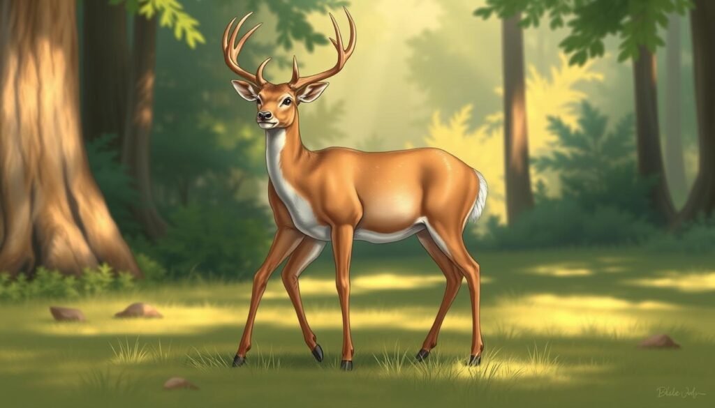 how to draw the deer