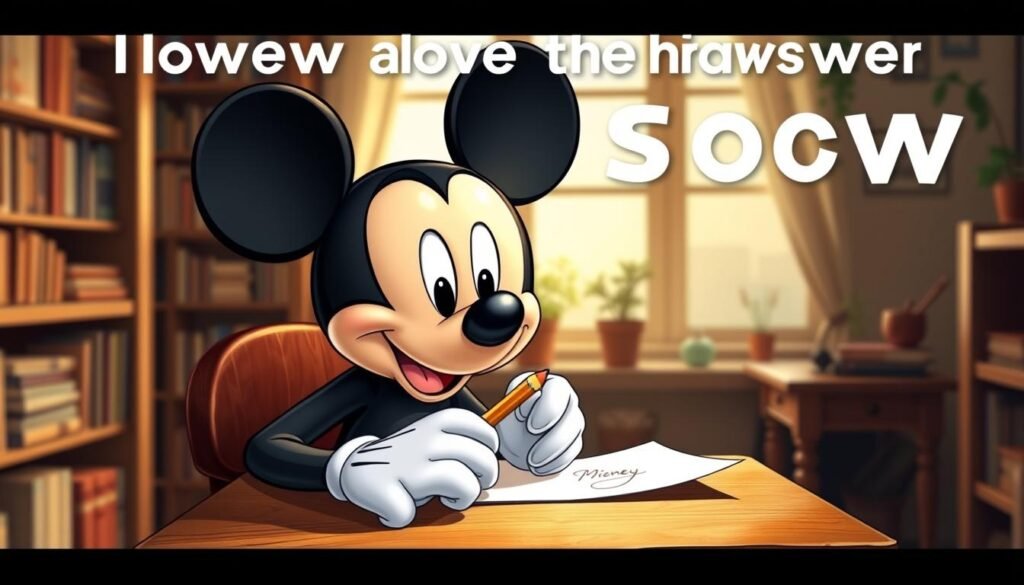 mickey mouse how to draw